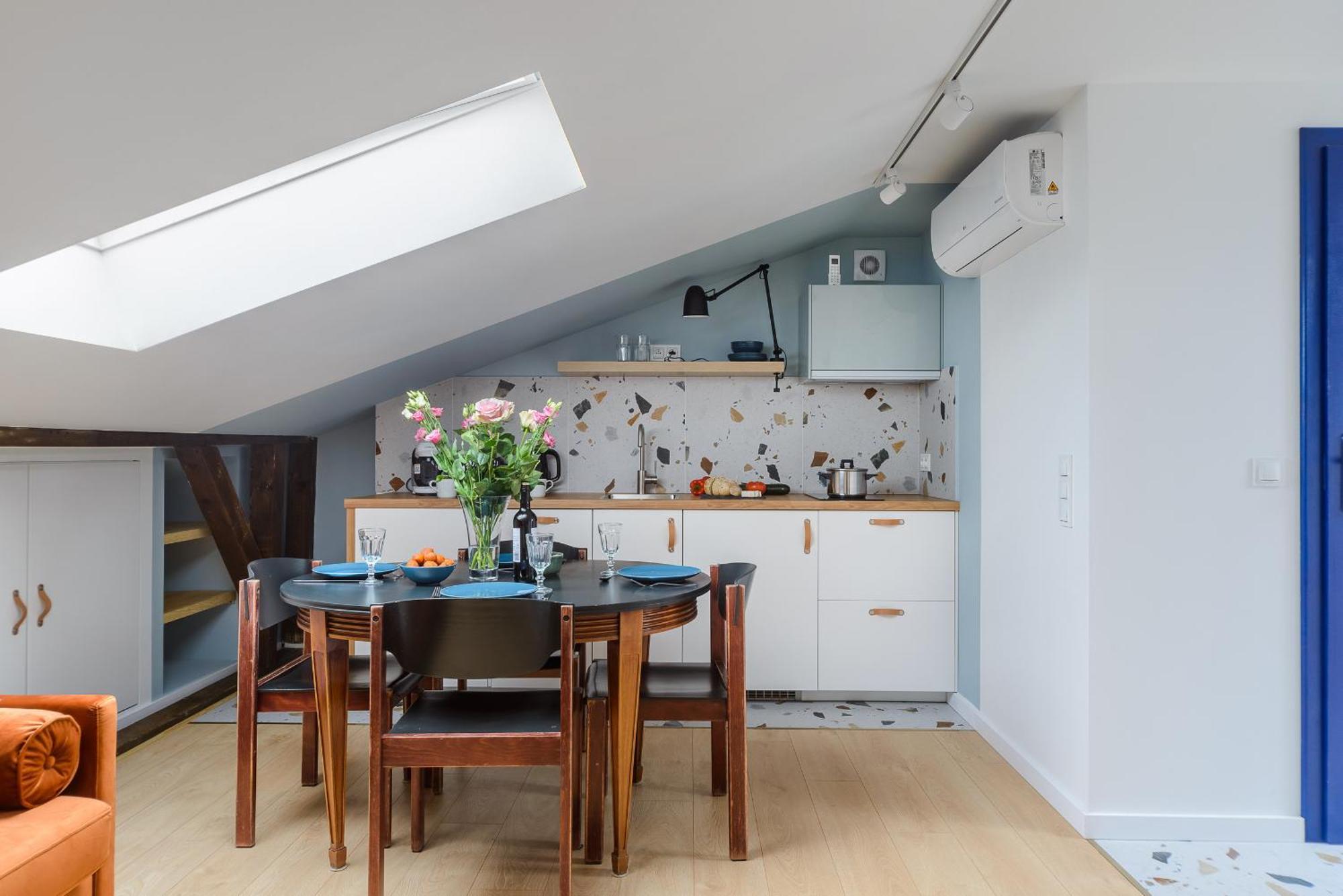 Zoliborz P&O Serviced Apartments Warschau Kamer foto