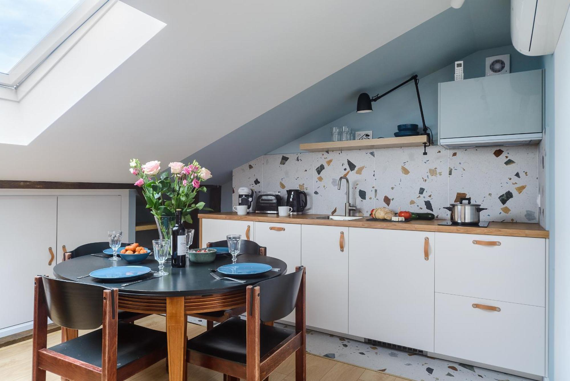 Zoliborz P&O Serviced Apartments Warschau Kamer foto