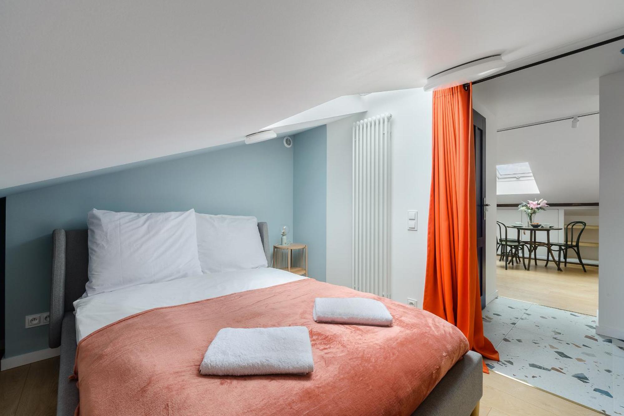Zoliborz P&O Serviced Apartments Warschau Kamer foto