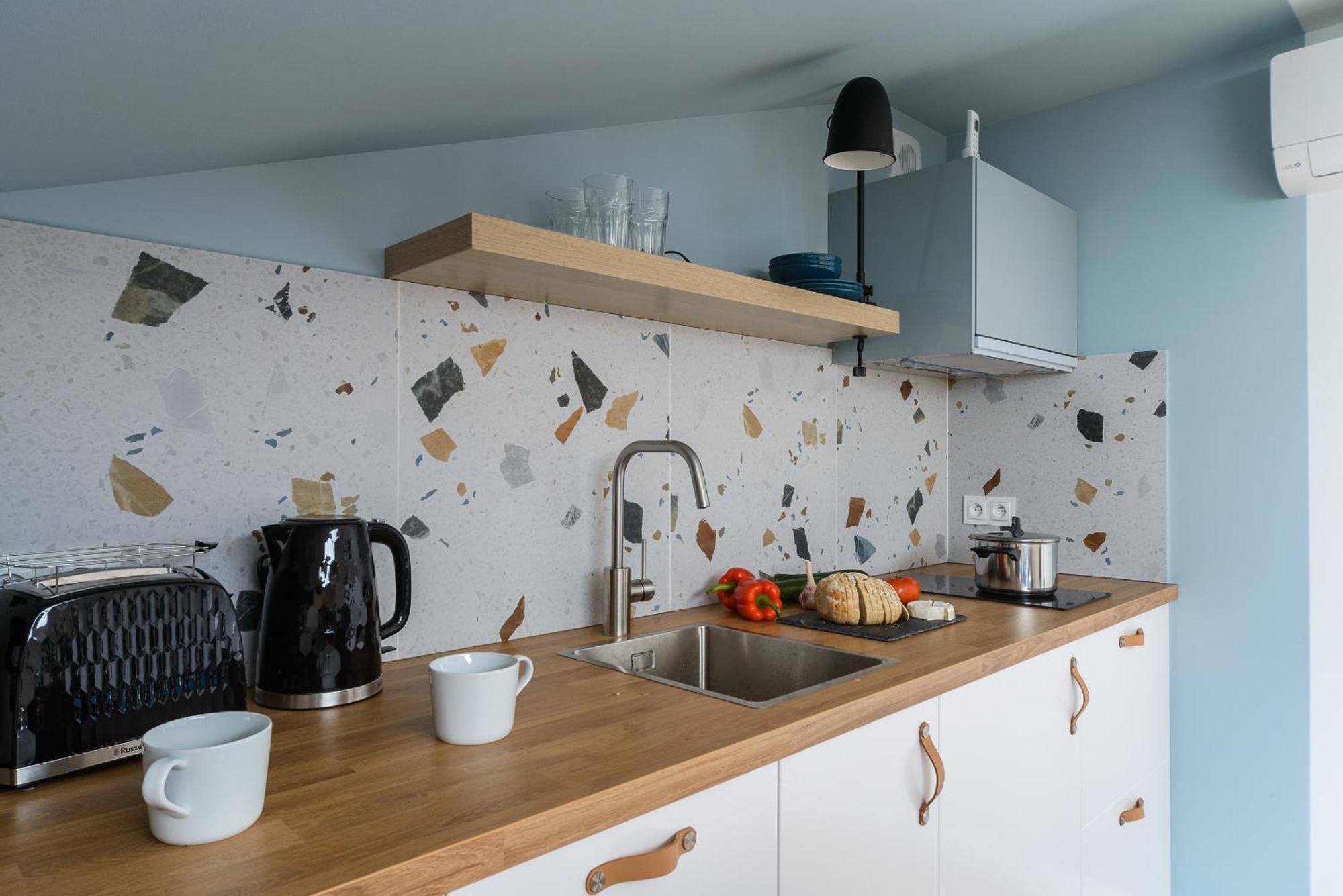 Zoliborz P&O Serviced Apartments Warschau Kamer foto